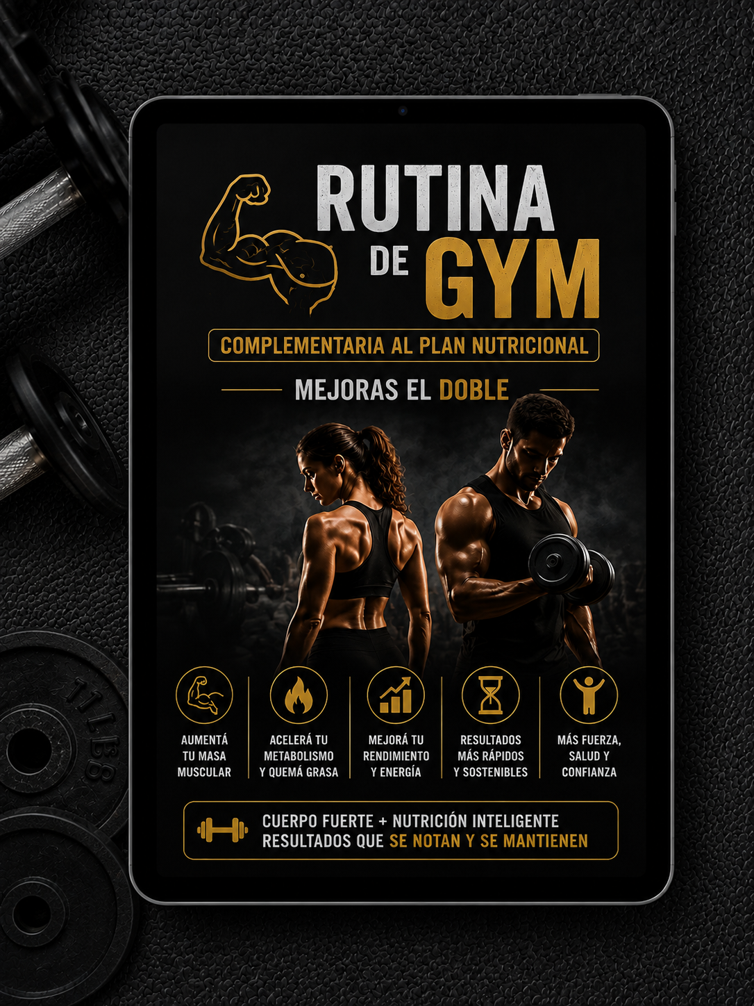 Rutina de Gimnasio (Mejoras el doble)